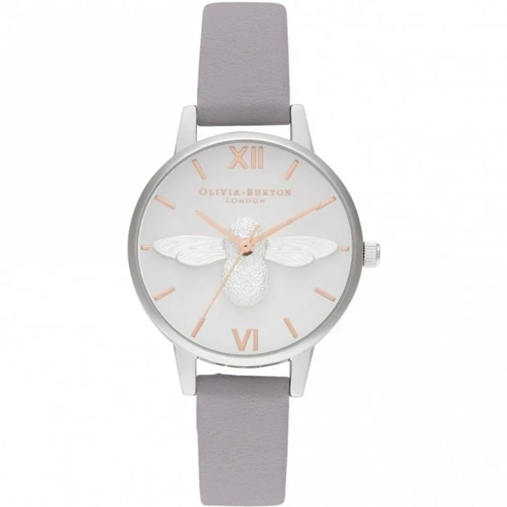 Olivia Burton Women's Purple Synthetic Leather Watch