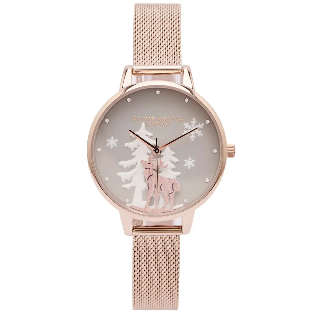 Olivia Burton Women's Gold Steel Watch