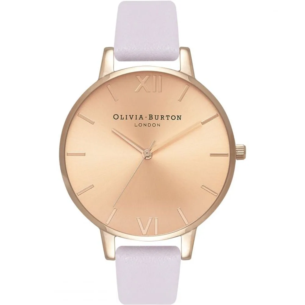 Olivia Burton Women's Purple Synthetic Leather Watch