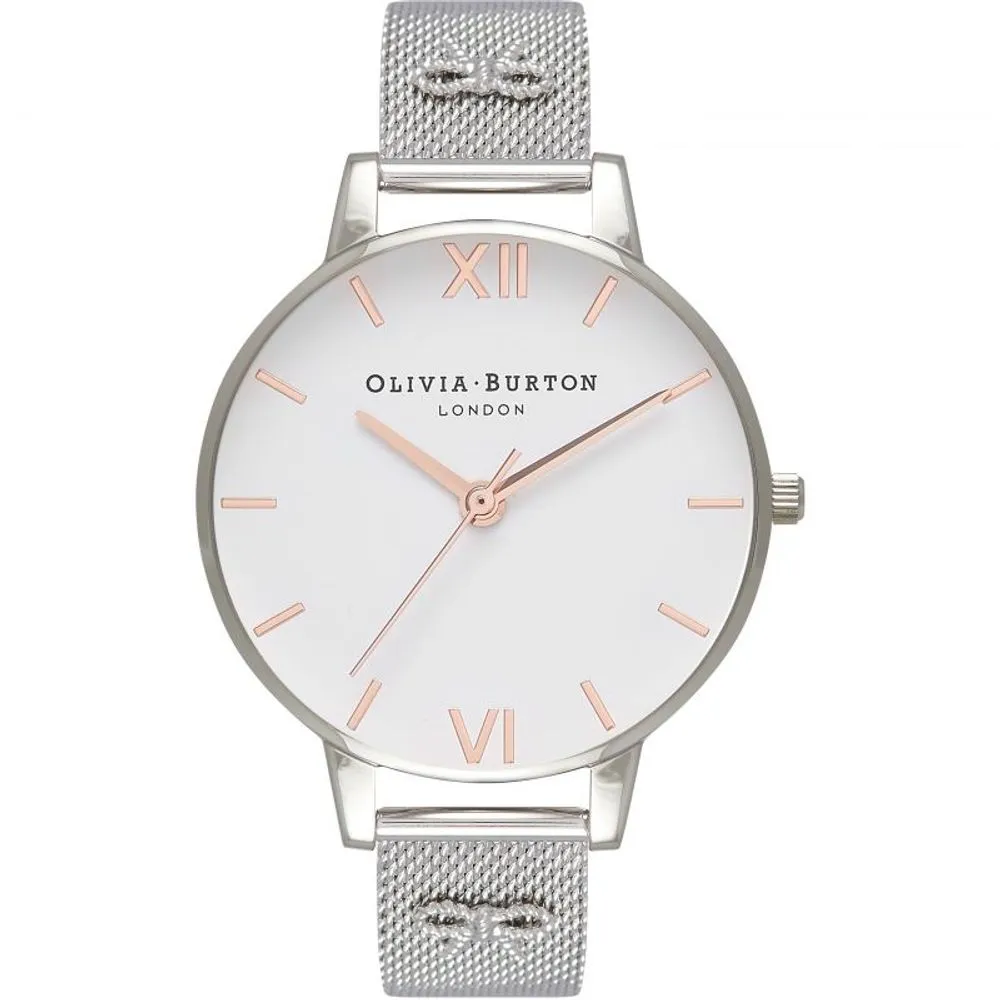 Olivia Burton Women's Silver Steel Watch