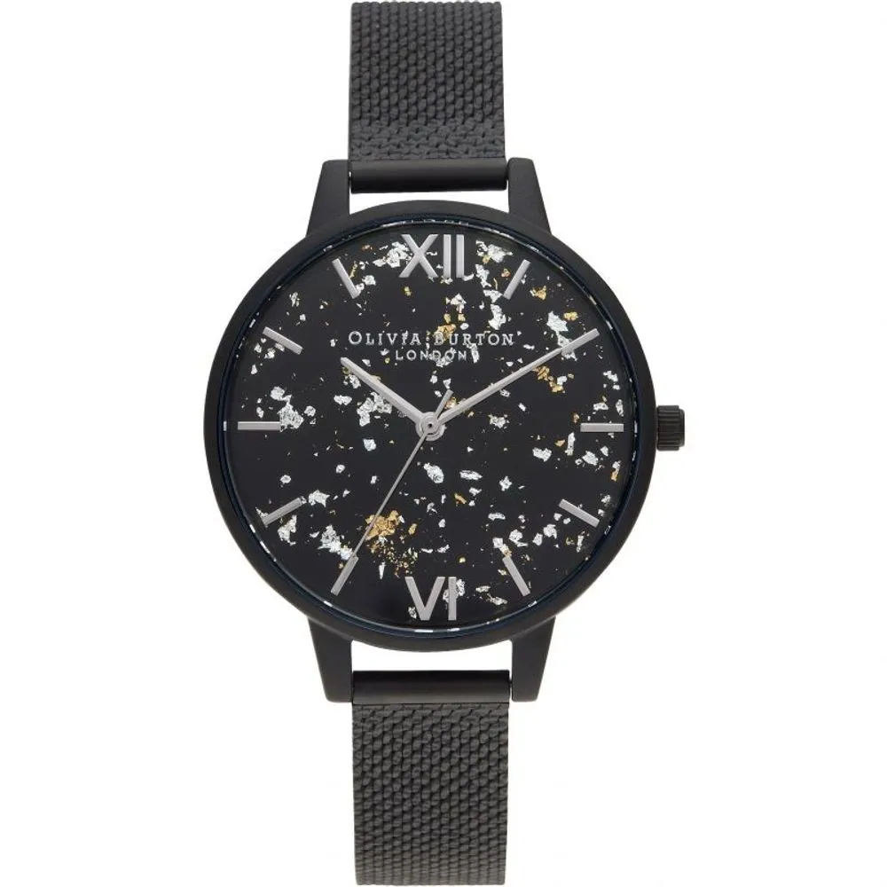 Olivia Burton Women's Black Steel Watch