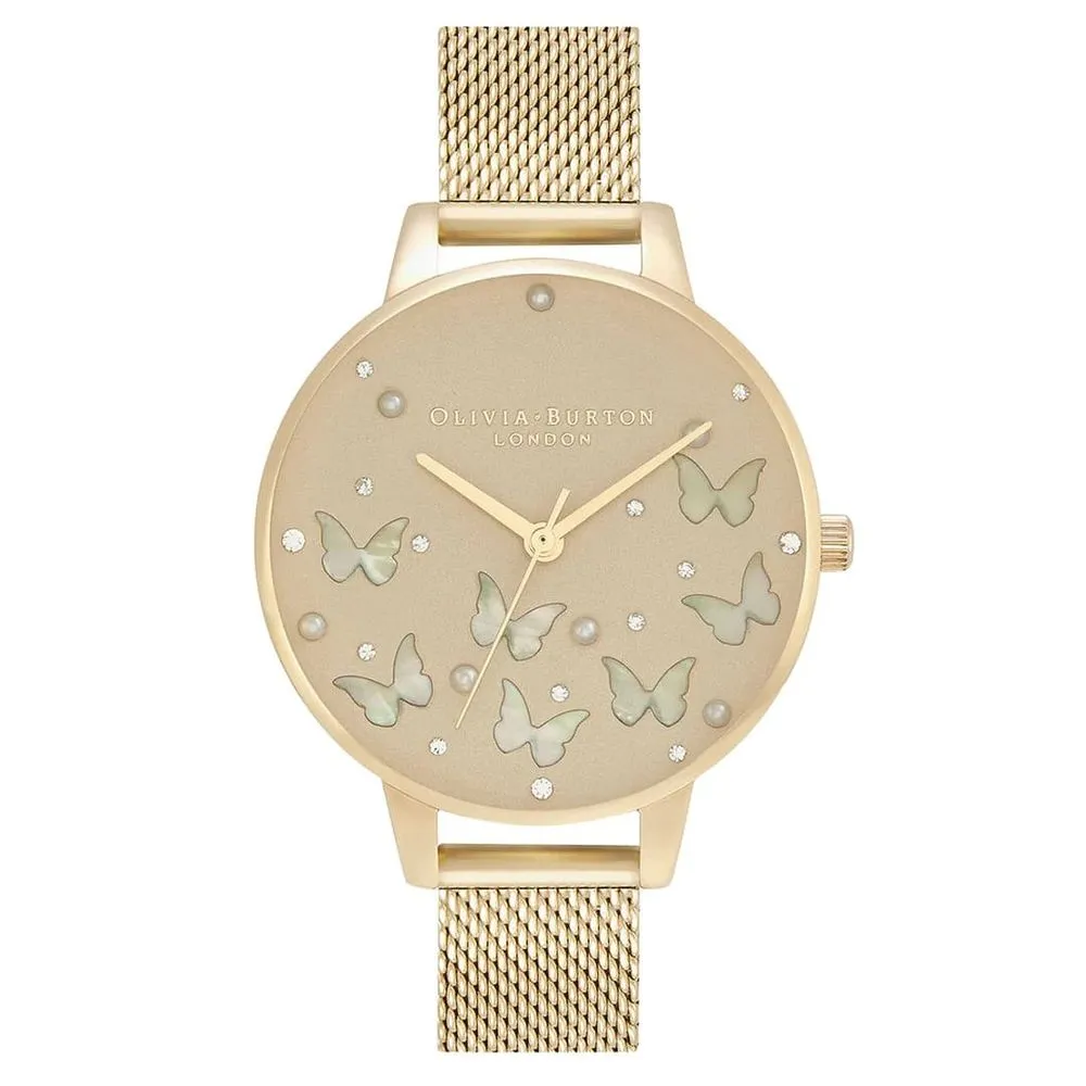 Olivia Burton Women's Gold Steel Watch