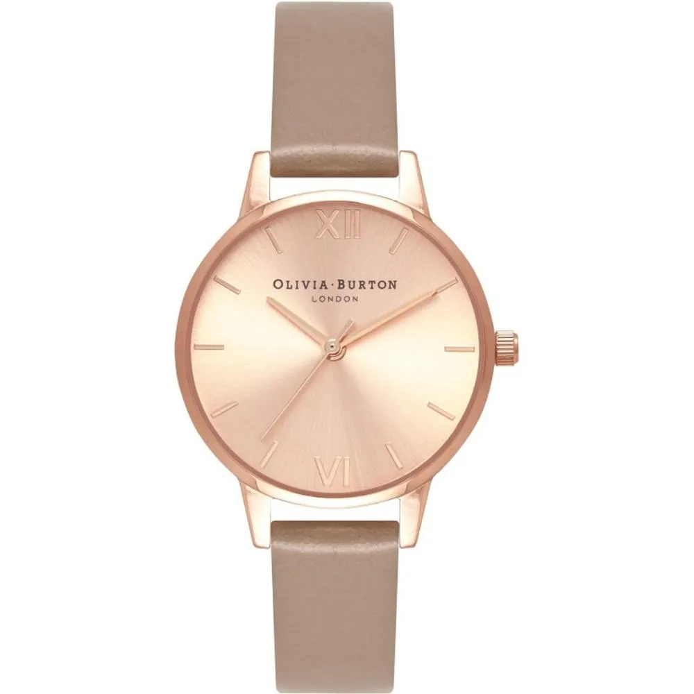 Olivia Burton Women's Brown Leather Leather Watch