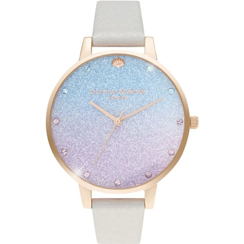 Olivia Burton Women's Gray Leather Watch