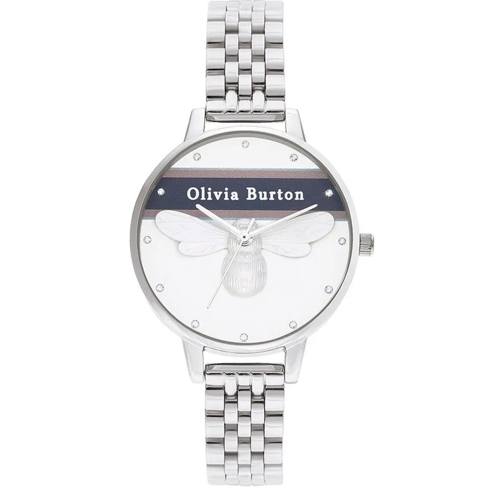 Olivia Burton Women's Silver Steel Watch