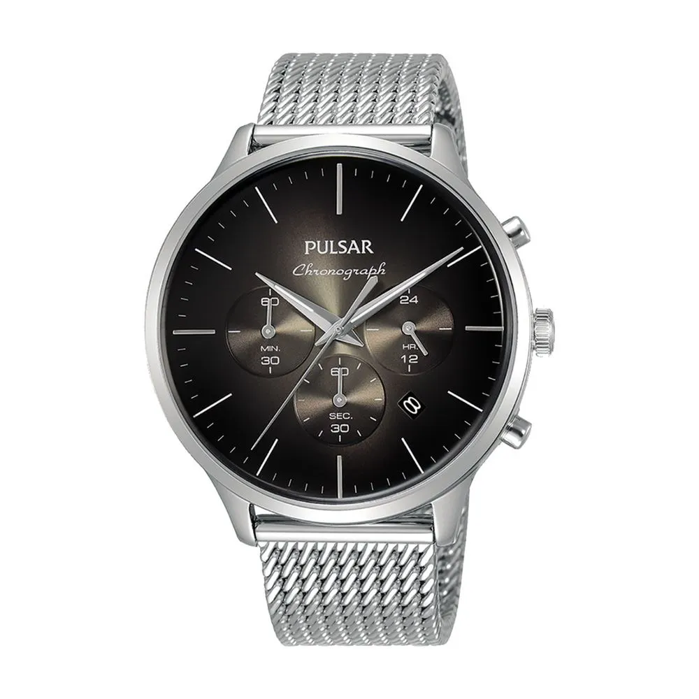 Pulsar Men's Gray Stainless Steel Watch