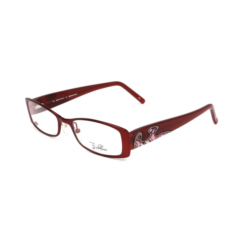 Emilio Pucci Women's Red Metal Frames