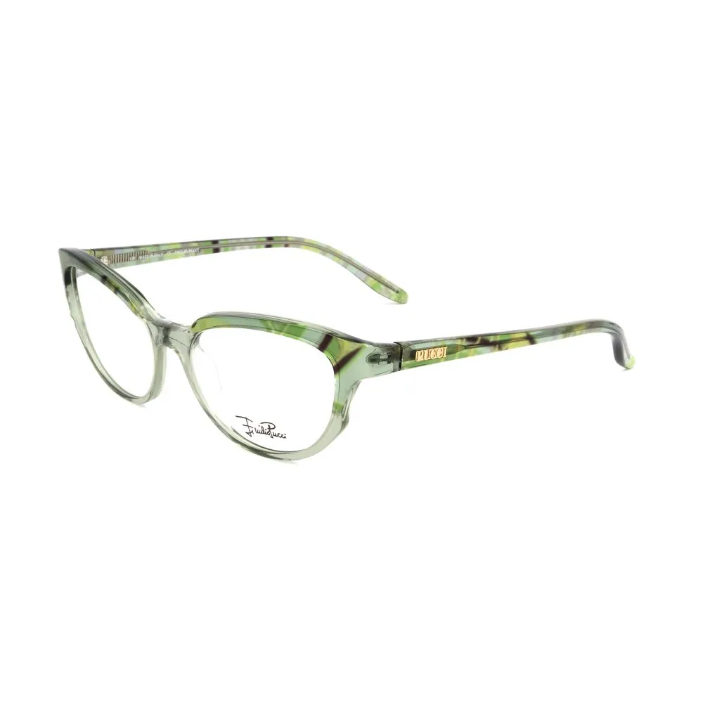 Emilio Pucci Women's Green Plastic Frames