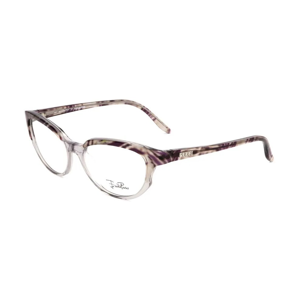 Emilio Pucci Women's Gray Plastic Frames