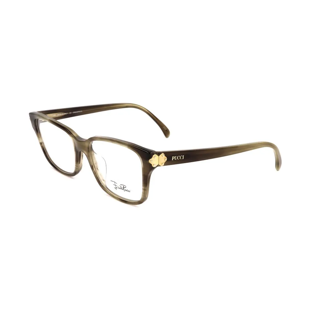 Emilio Pucci Women's Green Plastic Frames