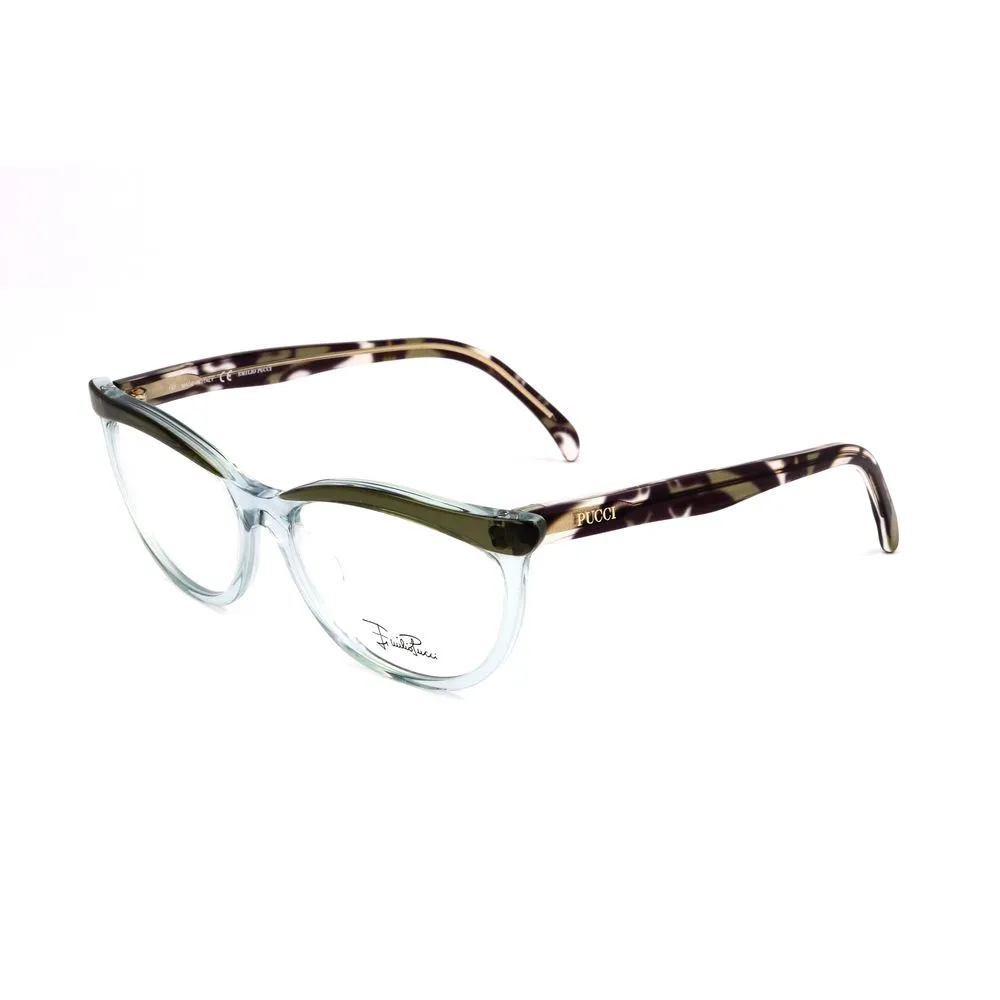 Emilio Pucci Women's Green Plastic Frames