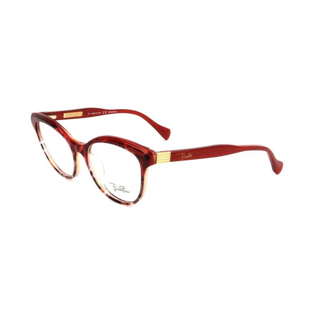 Emilio Pucci Women's Red Plastic Frames