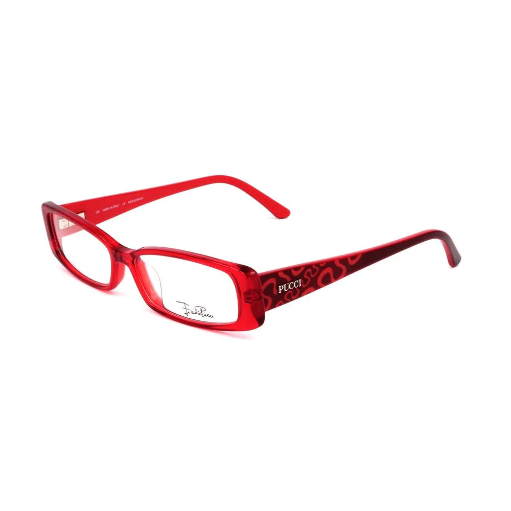 Emilio Pucci Women's Red Plastic Frames