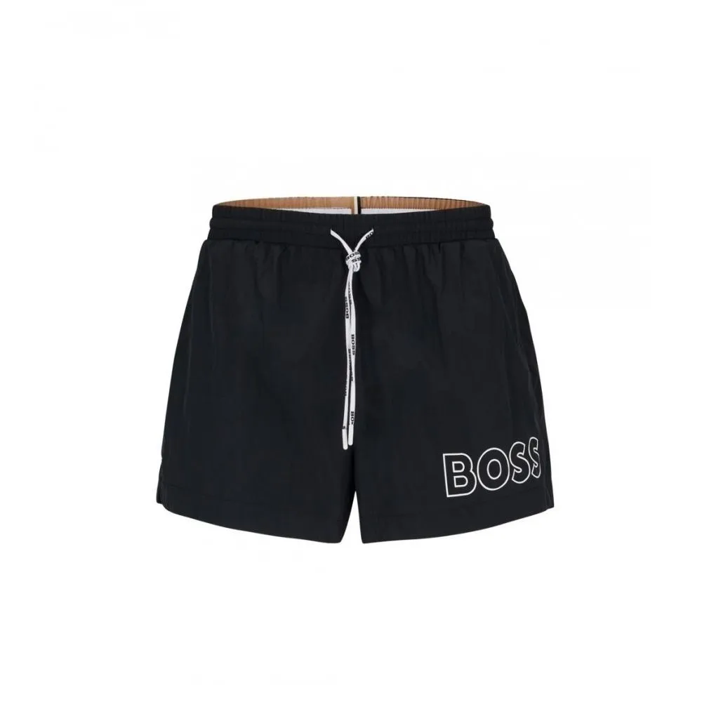 Hugo Boss Men's Black Polyamide Swimwear