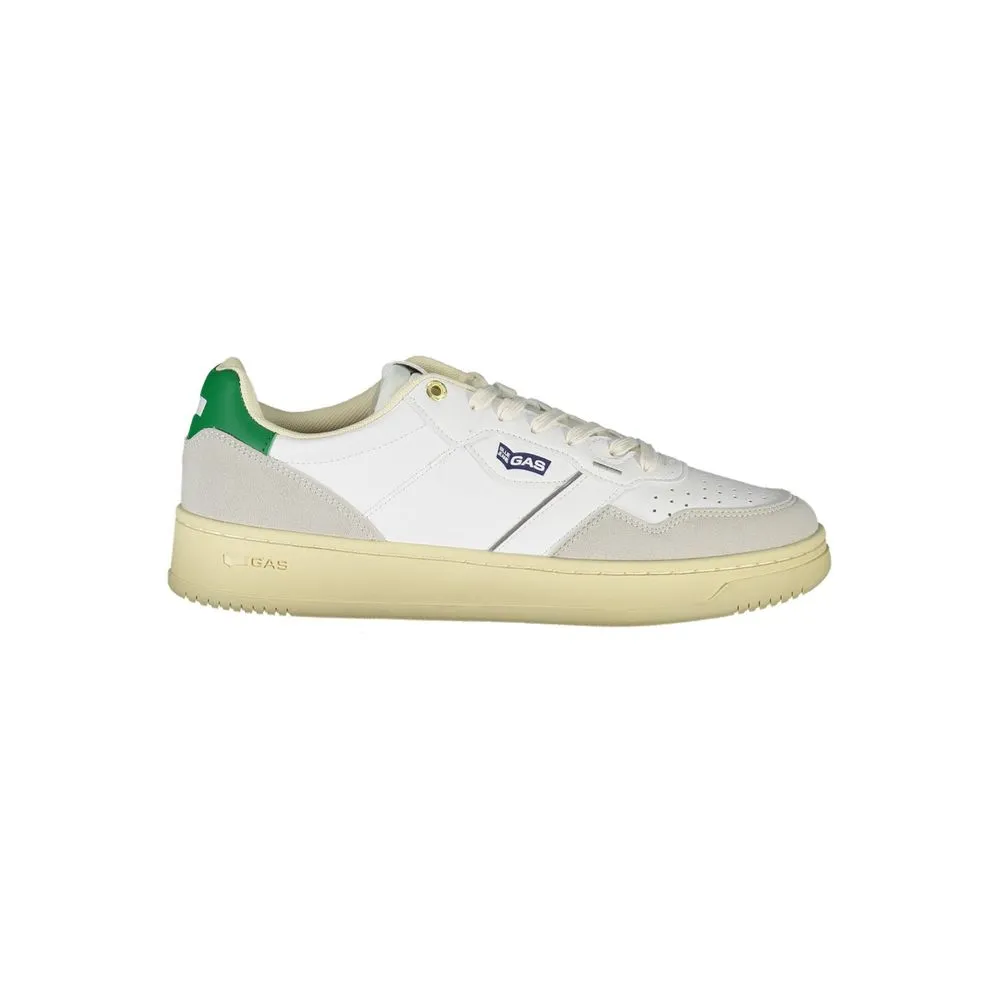 Gas Men's White Artificial Leather Sneaker