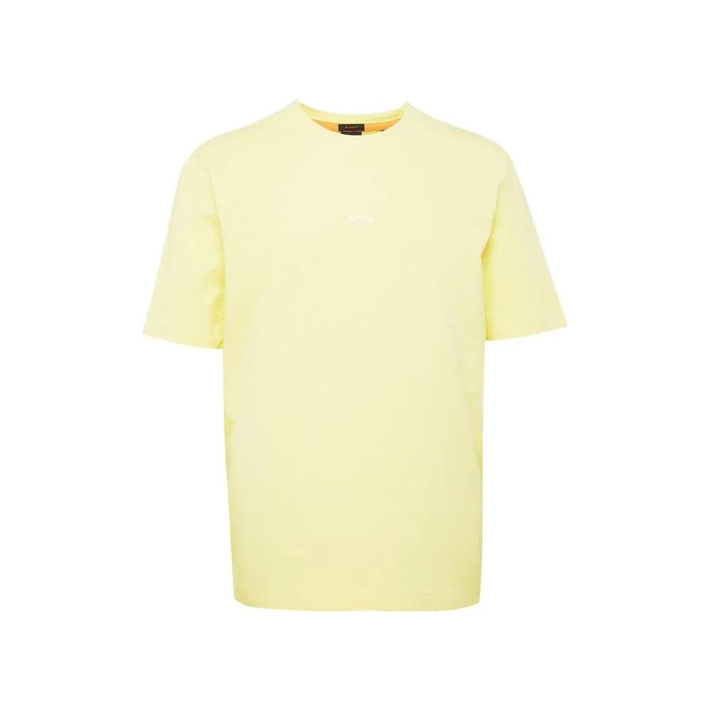 Hugo Boss Men's Yellow Cotton T-Shirt
