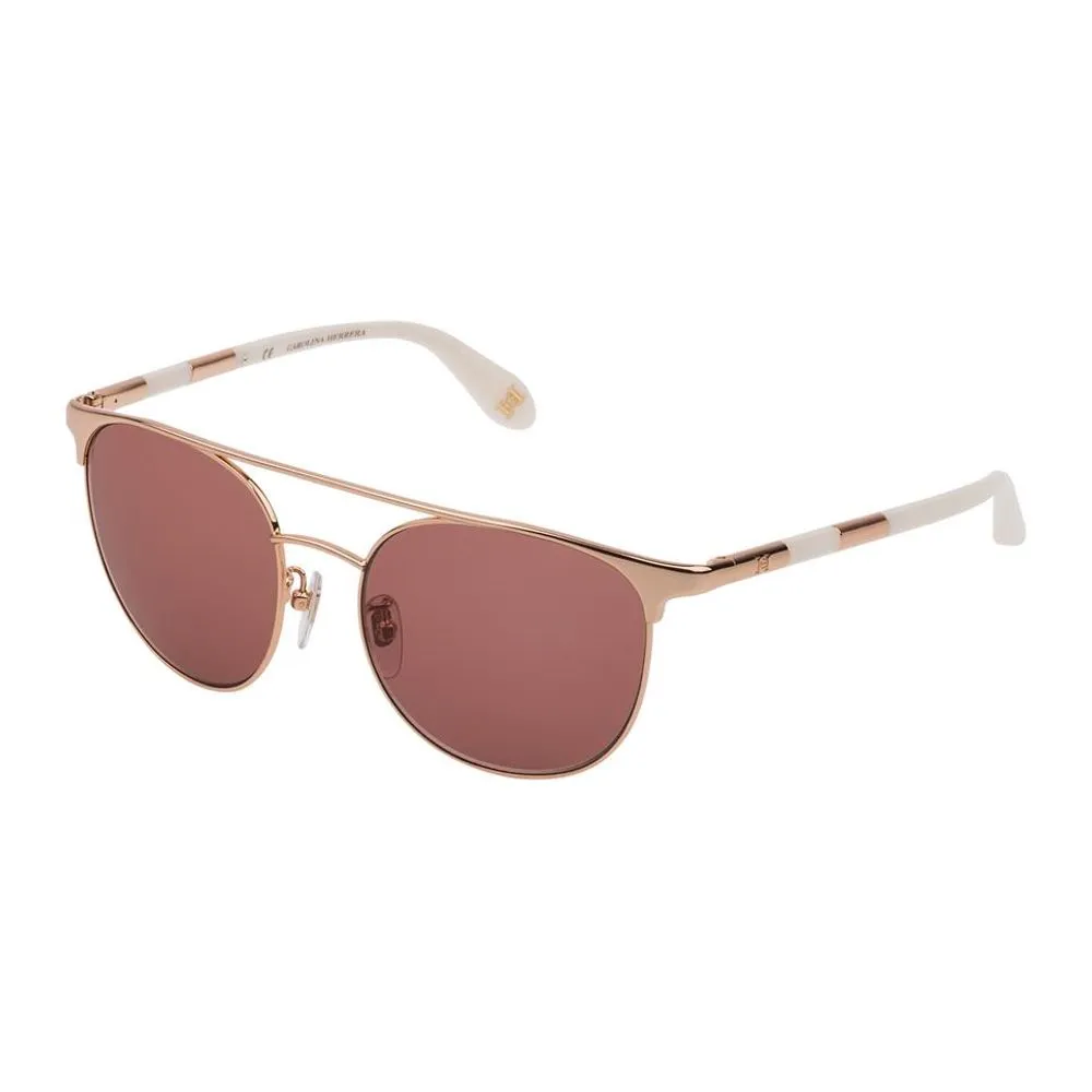 Carolina Herrera NY Women's Orange Metal Sunglasses