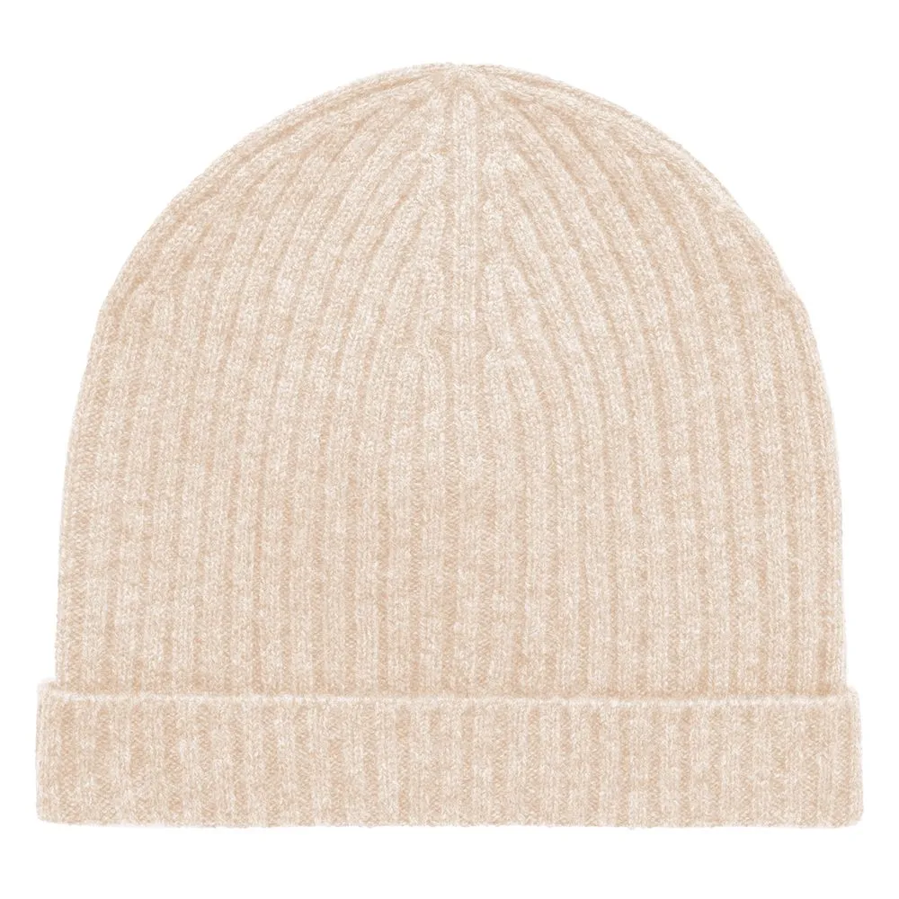 Alpha Studio Men's Beige Cashmere Hats & Cap