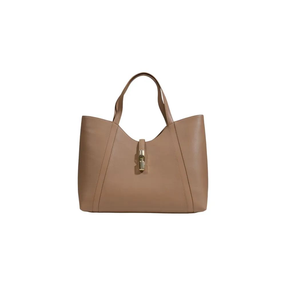 Furla Women's Beige Leather Handbag