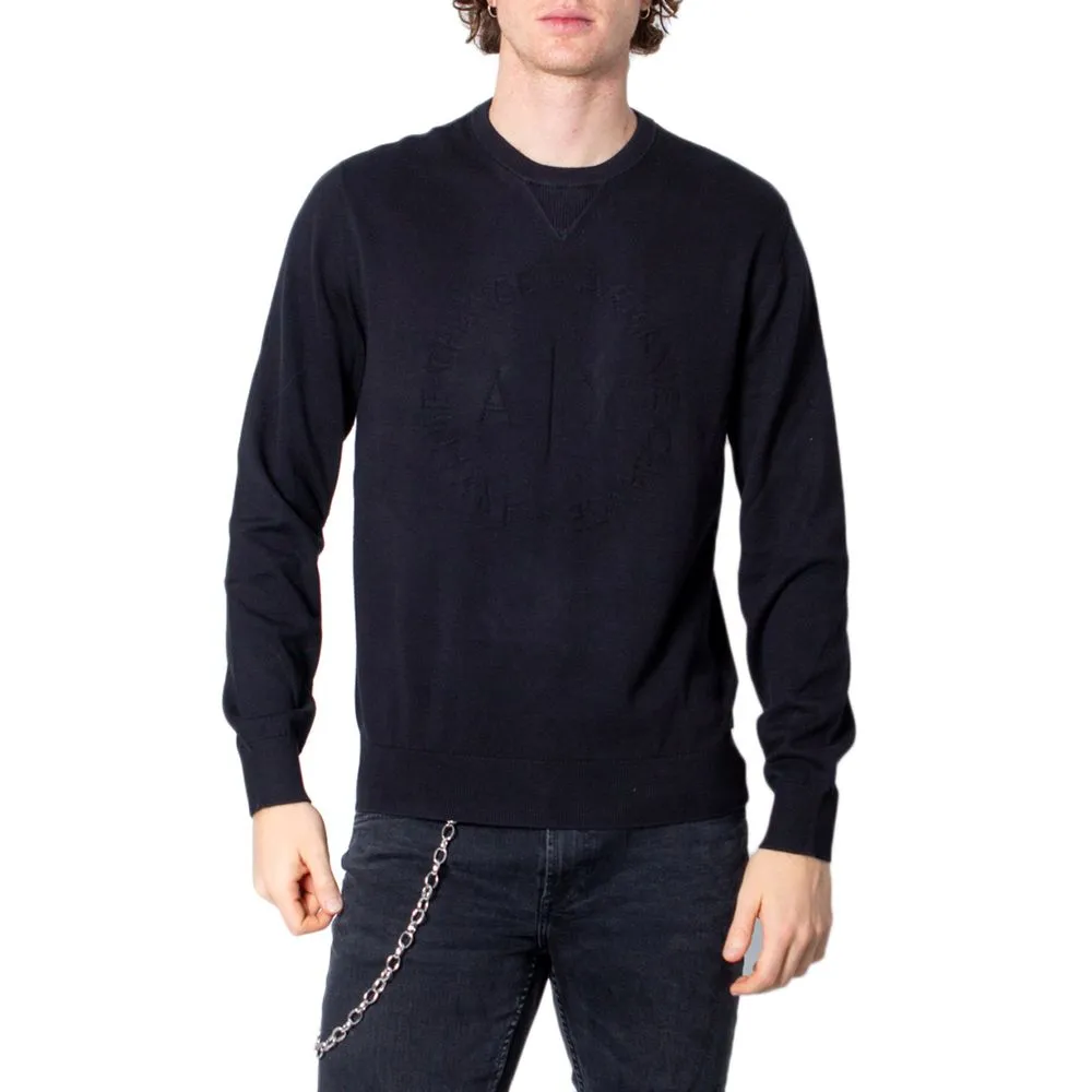 Armani Exchange Men's Black Cotton T-Shirt