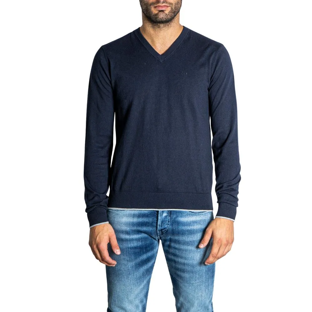 Armani Exchange Men's Blue Cotton T-Shirt