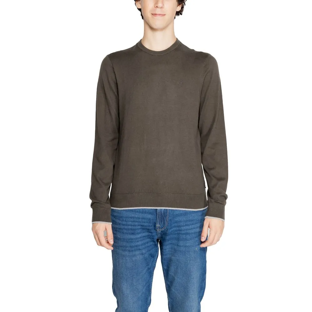 Armani Exchange Men's Green Cotton T-Shirt