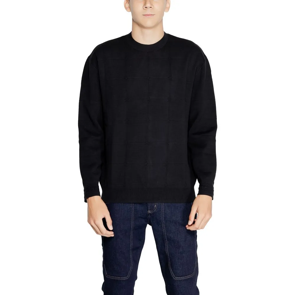 Armani Exchange Men's Black Cotton T-Shirt
