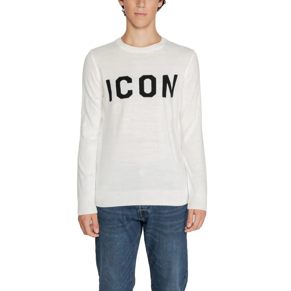 Icon Men's Cream Acrylic T-Shirt
