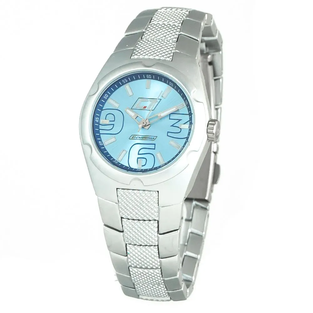 Chronotech Women's Silver Steel Watch