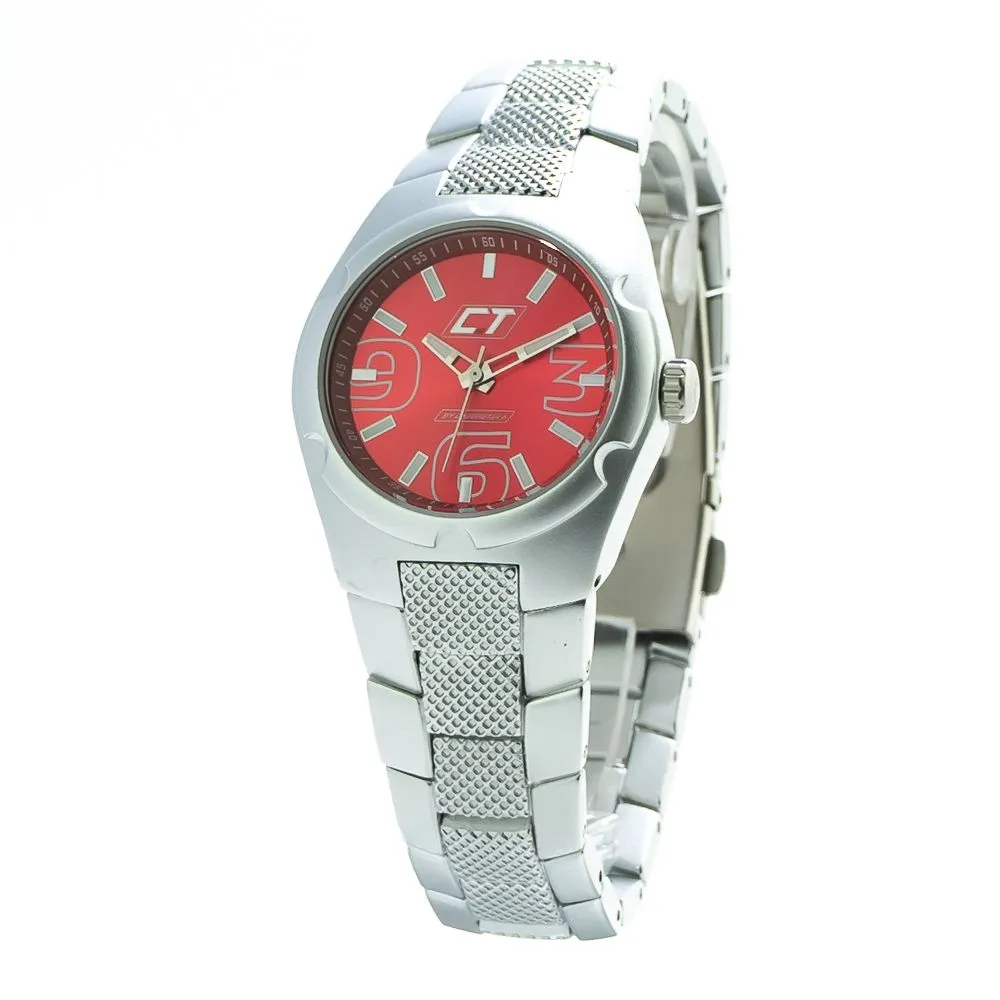 Chronotech Women's Silver Steel Watch