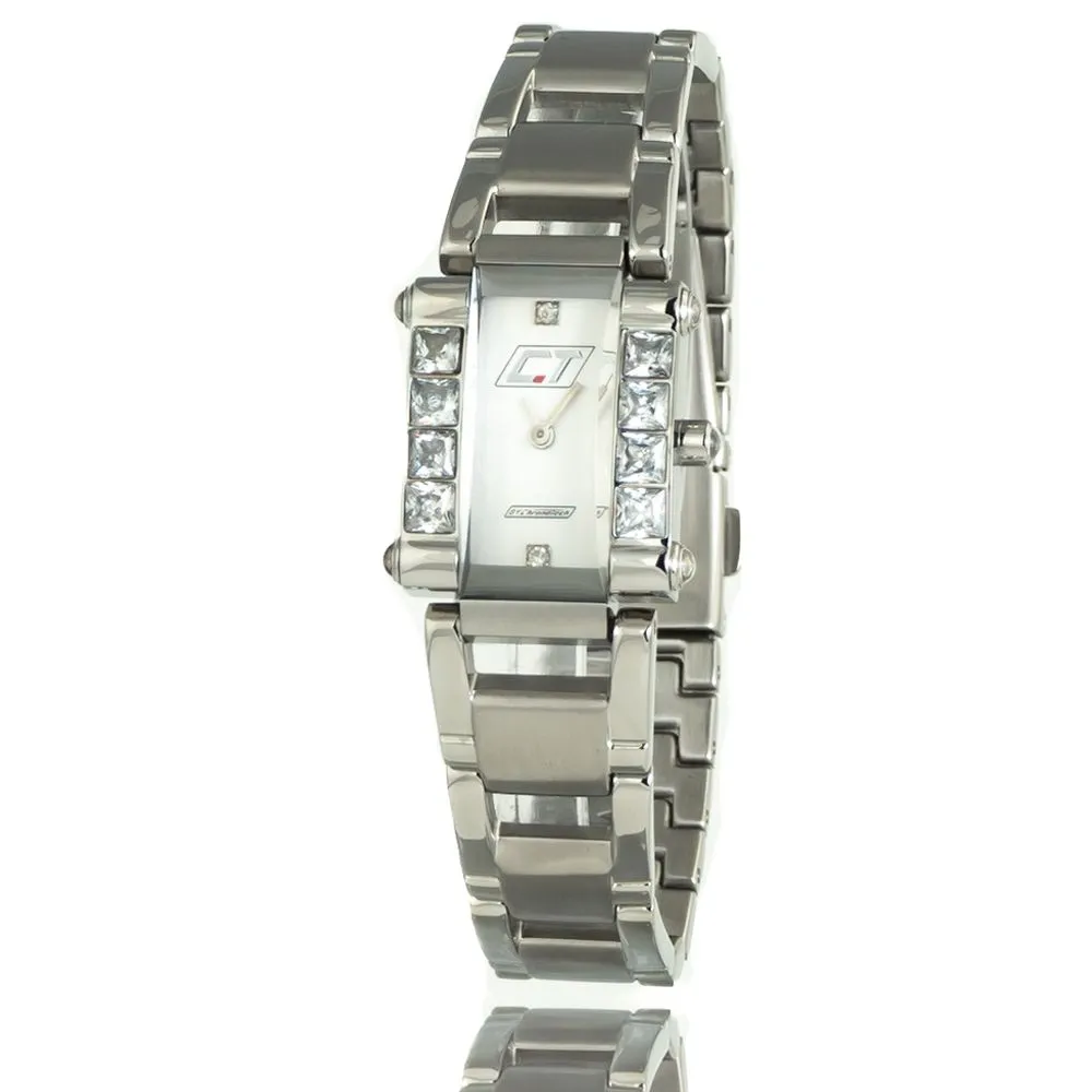 Chronotech Women's Silver Steel Watch