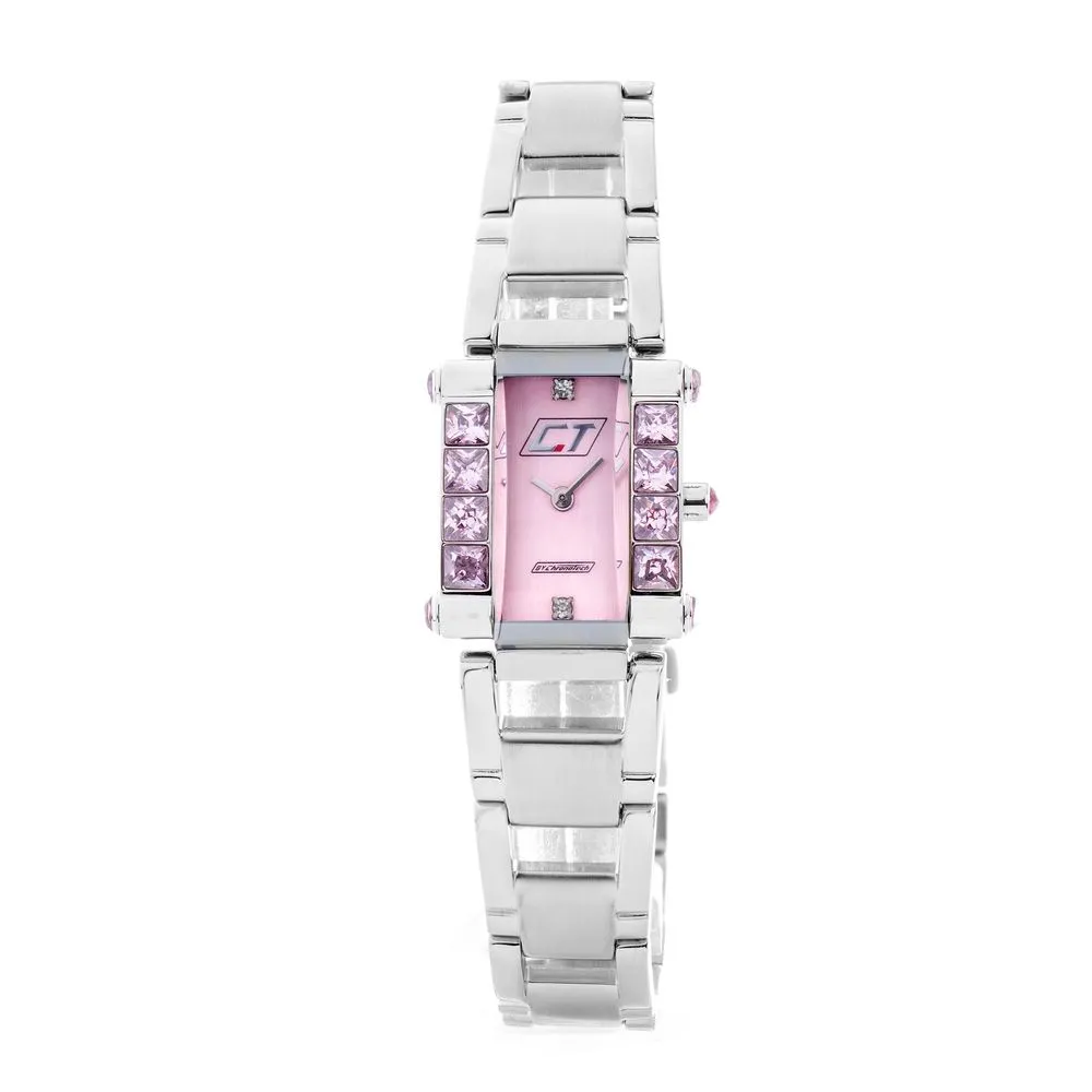 Chronotech Women's Silver Steel Watch