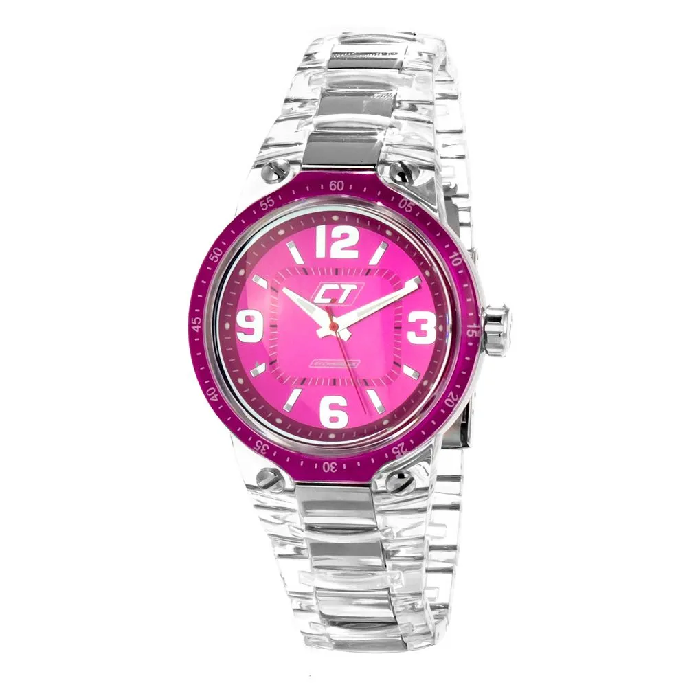 Chronotech Unisex Transparent Polycarbonate Watch