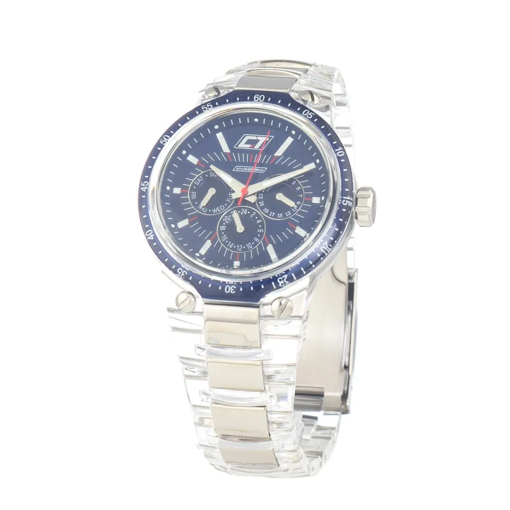Chronotech Men's Transparent Polycarbonate Watch