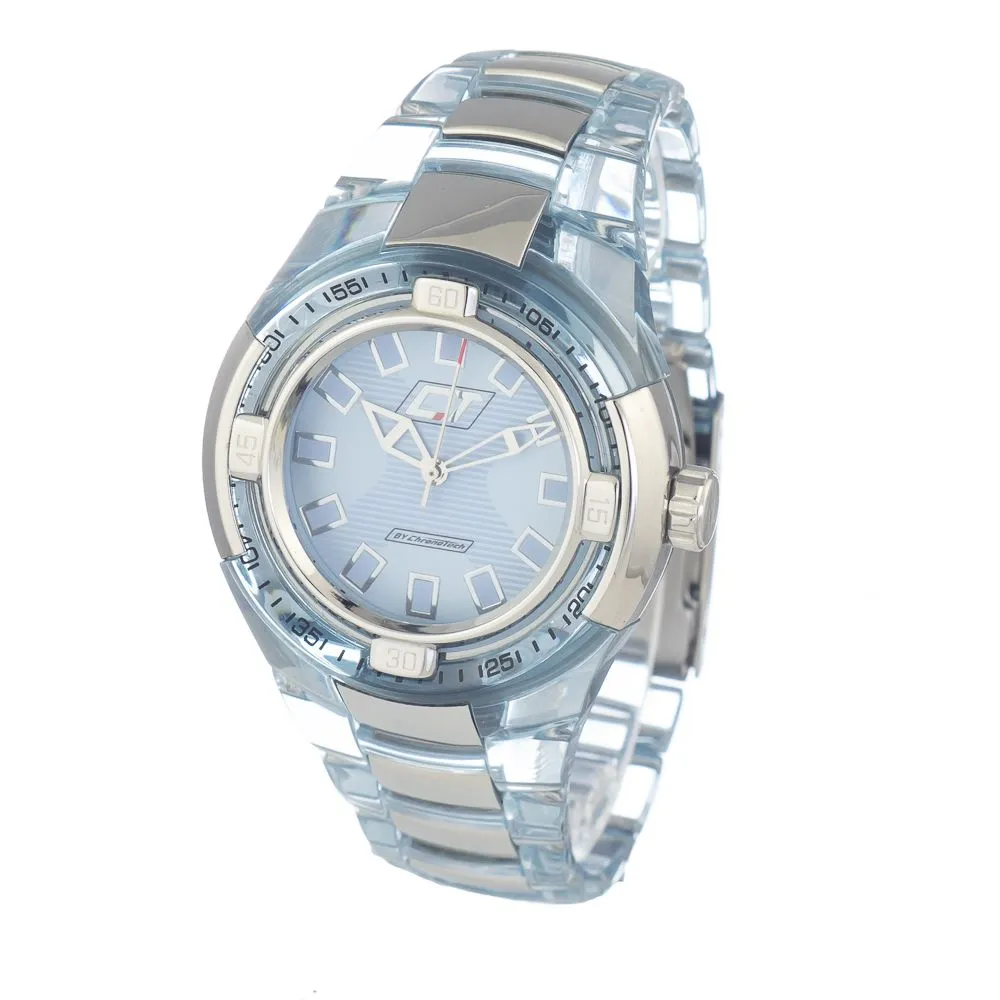 Chronotech Men's Transparent Polycarbonate Watch
