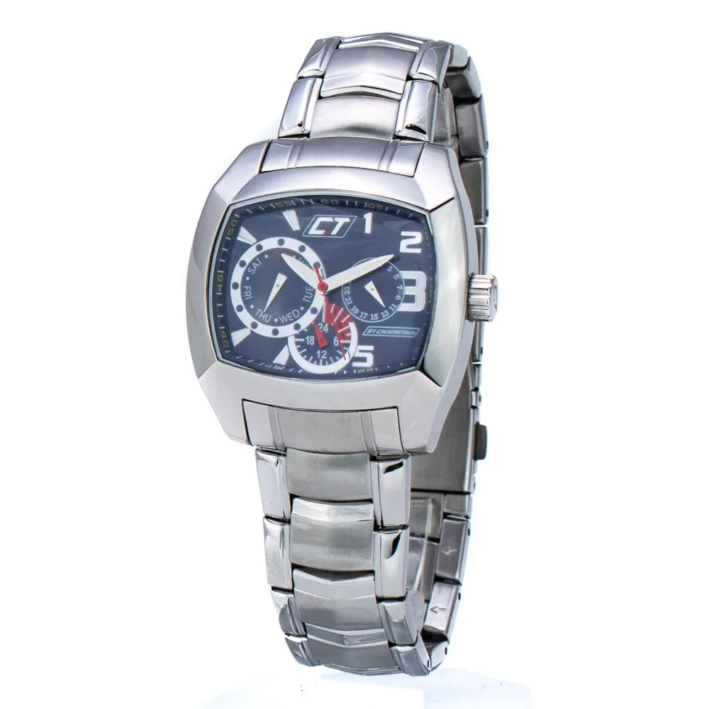 Chronotech Men's Silver Stainless Steel Watch
