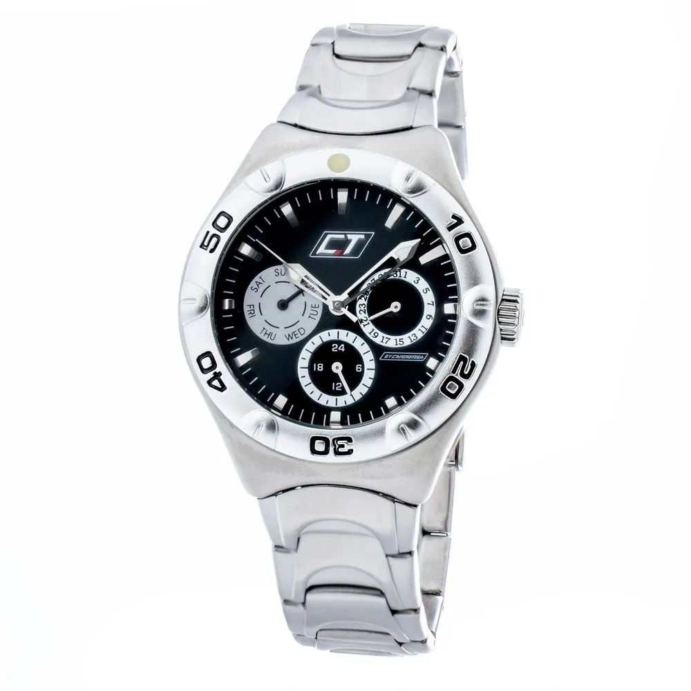 Chronotech Unisex Gray Stainless Steel Watch