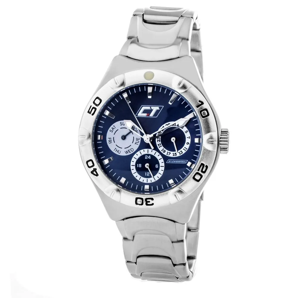 Chronotech Unisex Silver Stainless Steel Watch