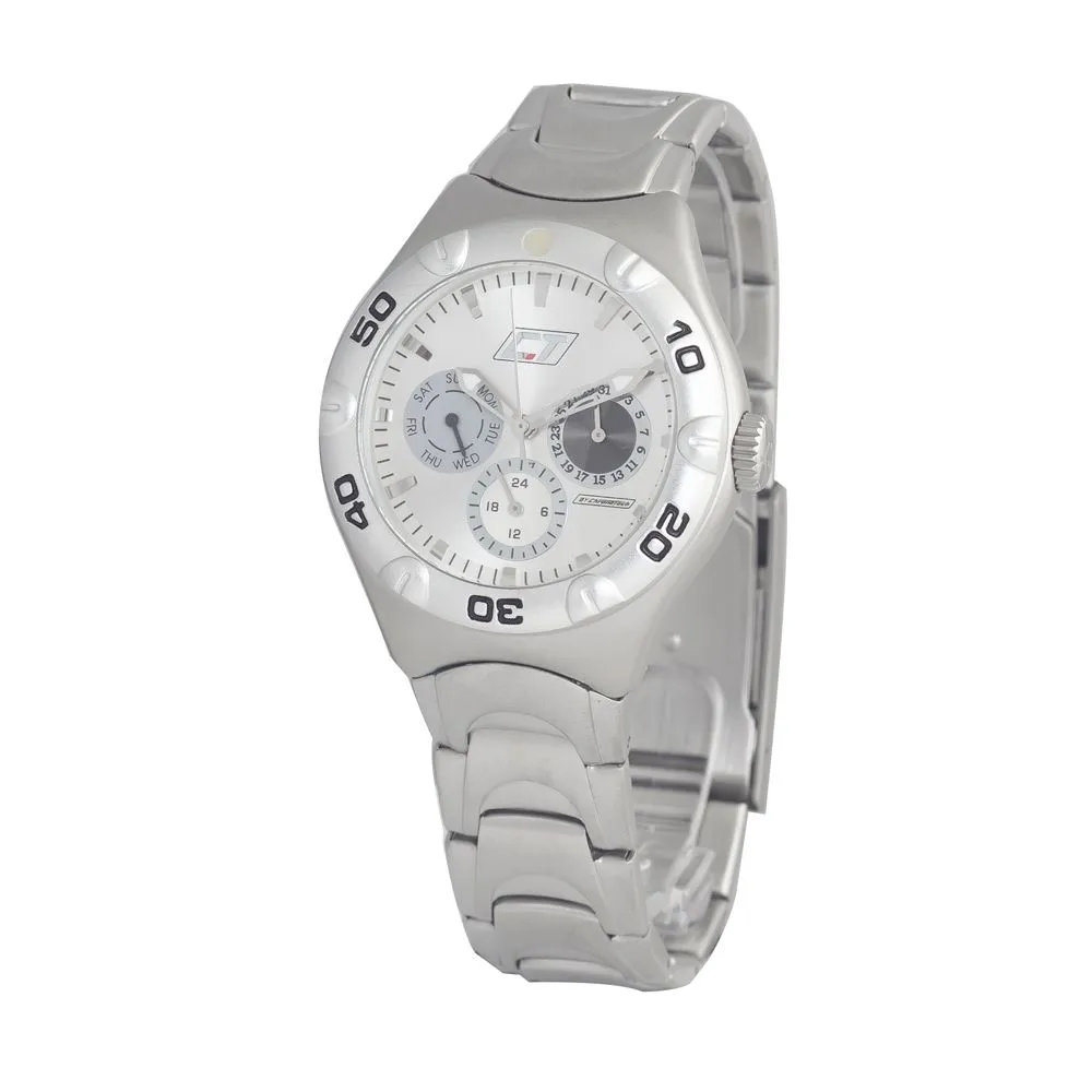 Chronotech Unisex Silver Steel Watch