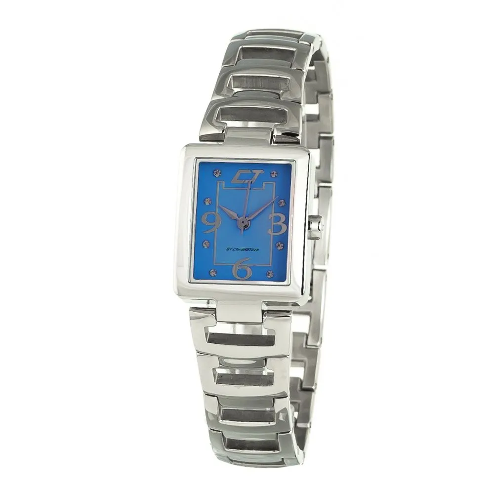 Chronotech Women's Silver Steel Watch