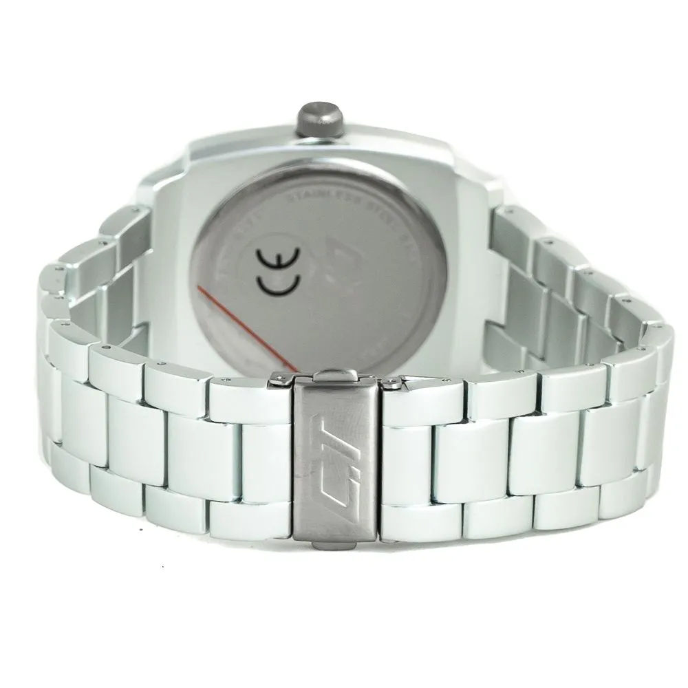 Chronotech Unisex Silver Stainless Steel Watch
