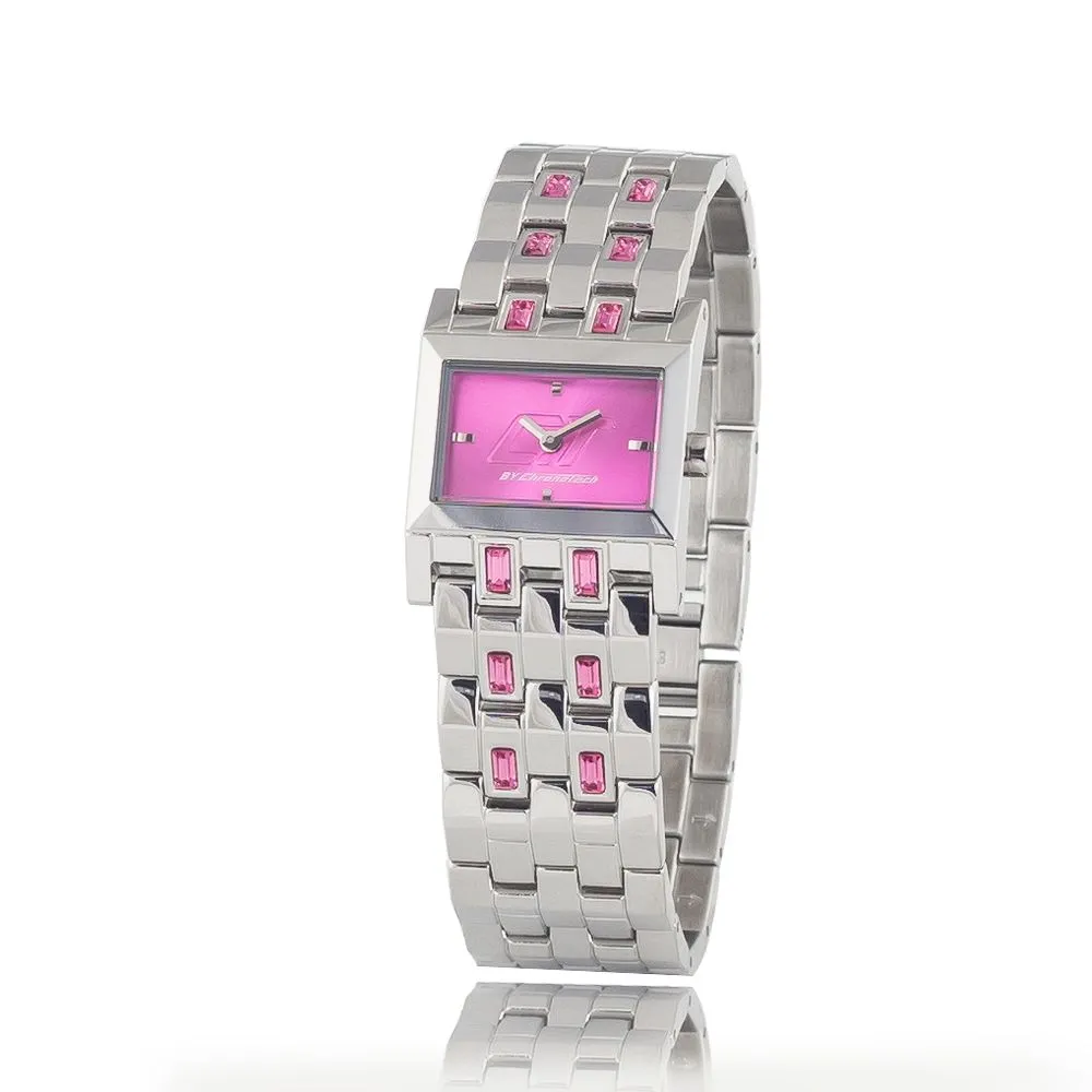 Chronotech Women's Silver Steel Watch