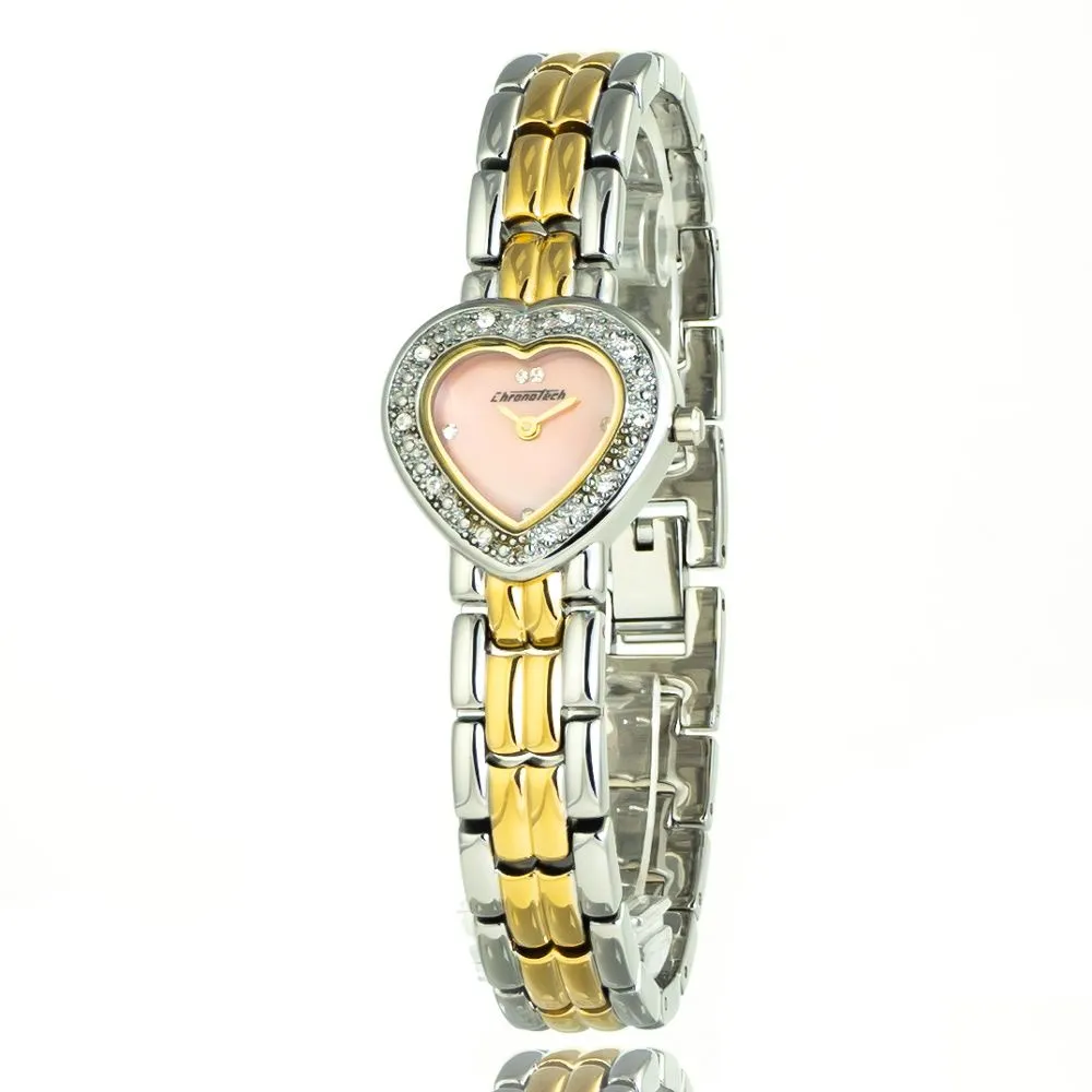 Chronotech Women's Silver Steel Watch