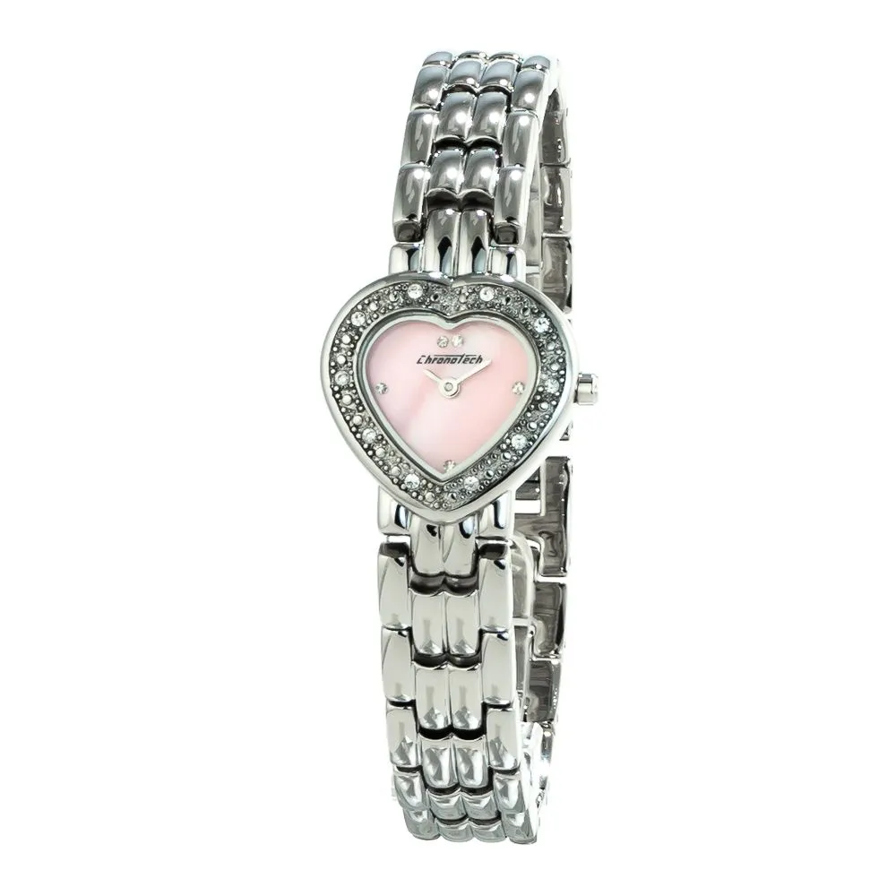 Chronotech Women's Silver Stainless Steel Watch