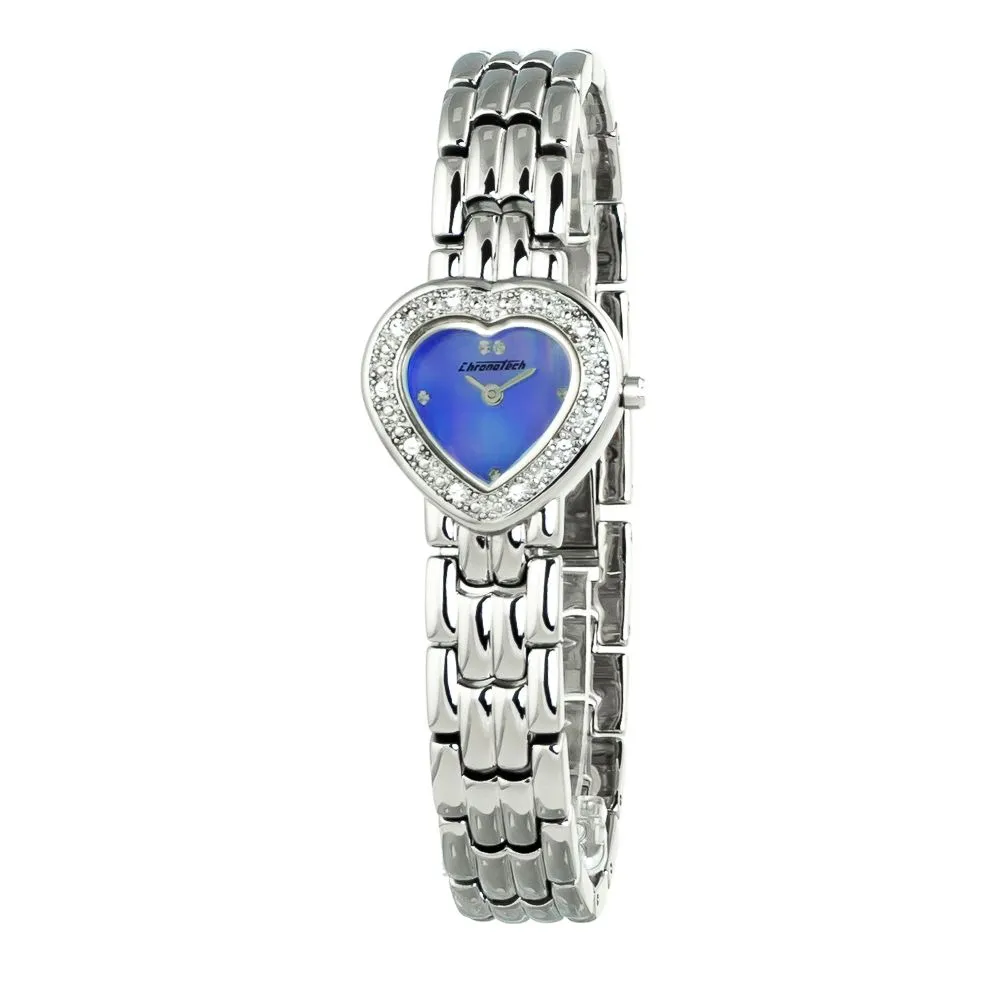 Chronotech Women's Silver Steel Watch