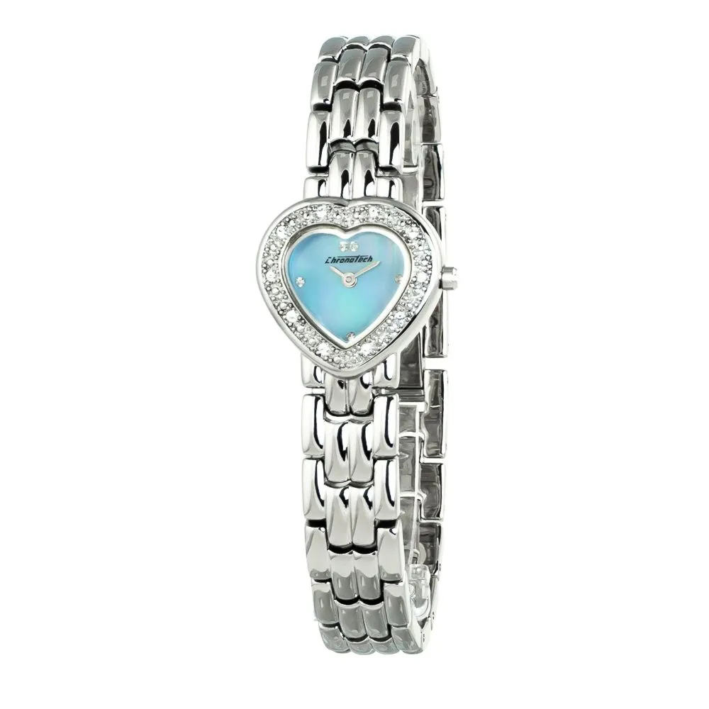 Chronotech Women's Silver Stainless Steel Watch