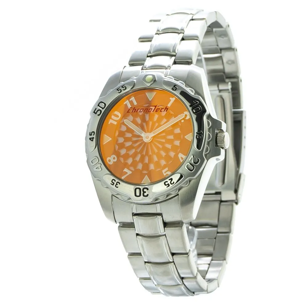 Chronotech Men's Silver Steel Watch