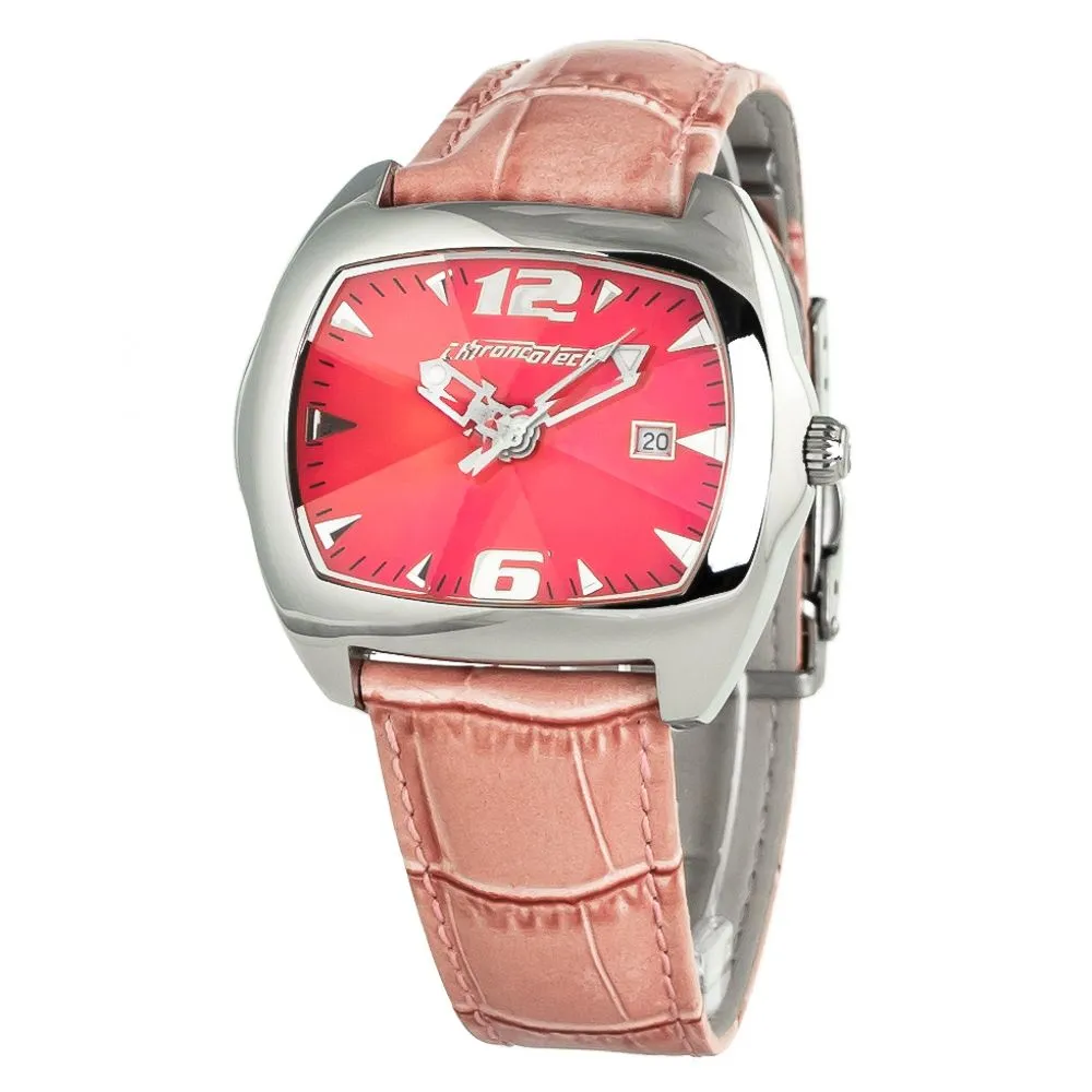 Chronotech Unisex Multicolor Leather Watch