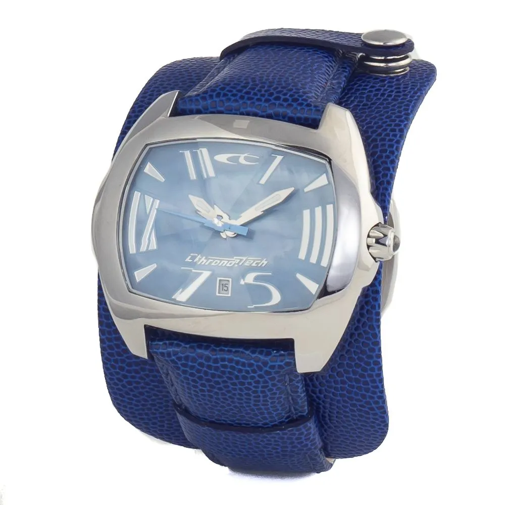 Chronotech Men's Silver Steel Watch