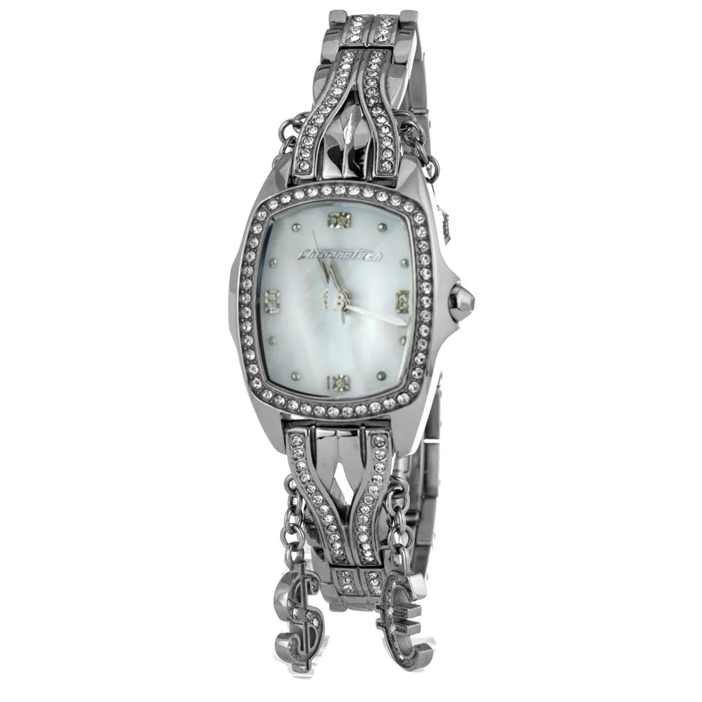 Chronotech Women's Silver Steel Watch